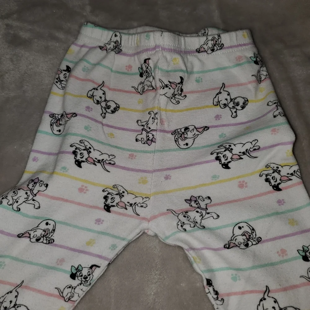 5 for $25 | Disney Baby 101 Dalmatians Striped Pastel Pajama Pants